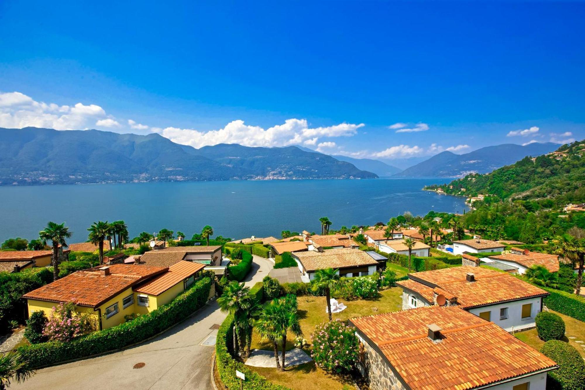Ferienwohnung Parco Belmonte: Vista Fantastica Brezzo Exterior foto